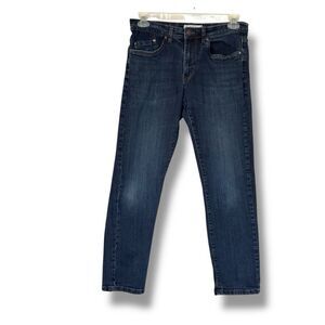 English Laundry Men’s Sutton Slim Straight Jeans 32X30 Dark Wash